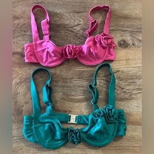 Akarii Rose Bikini Tops